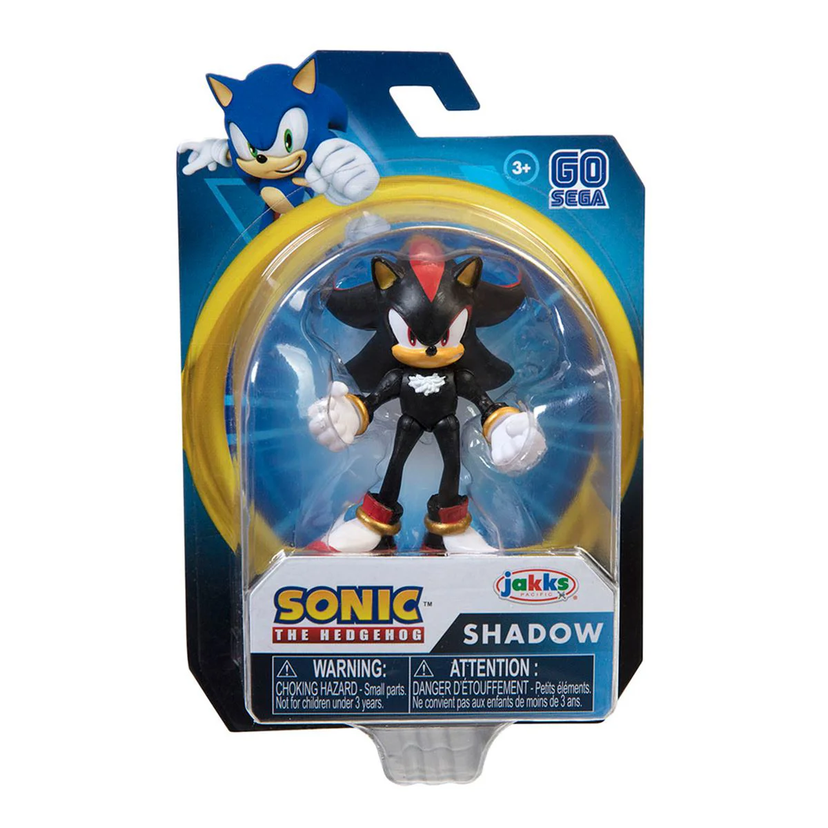Figurina cu articulatii Sonic the Hedgehog Shadow, 6 cm