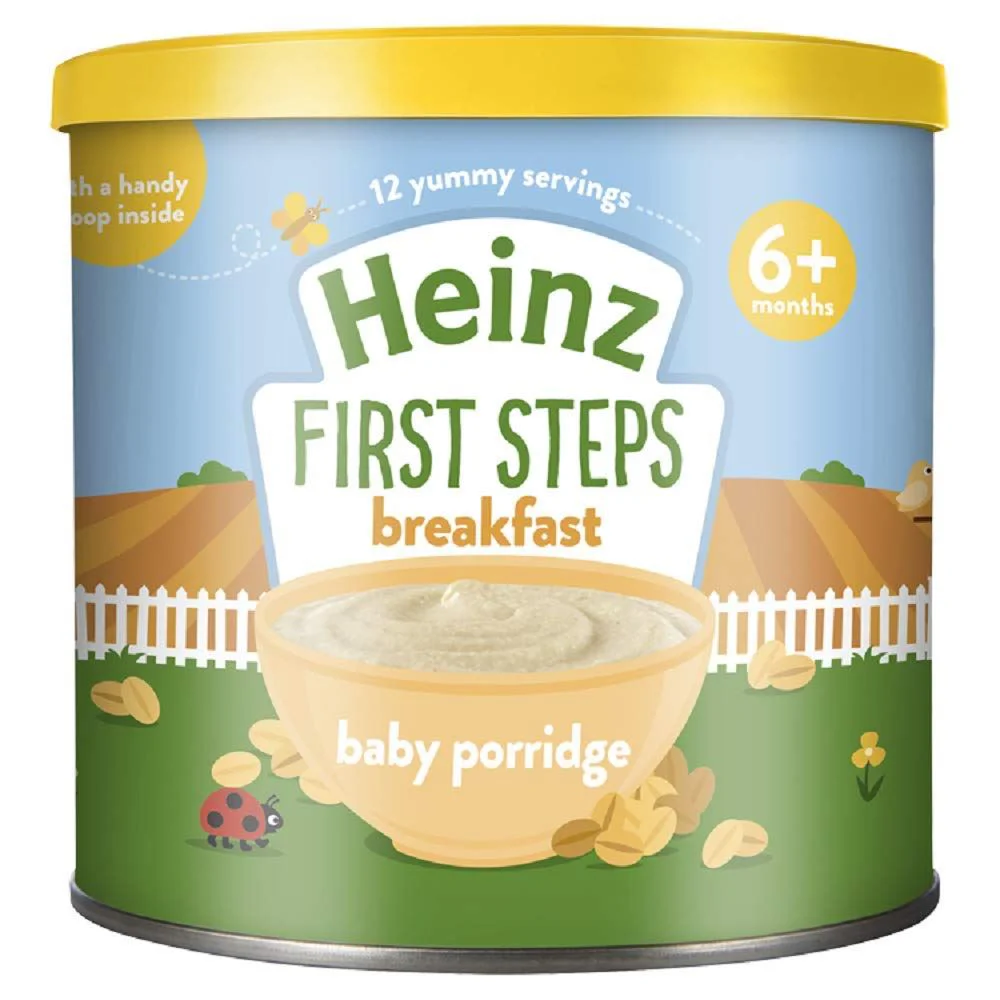 Terci Heinz First Steps Lapte si ovaz  (6+ luni), 240 g