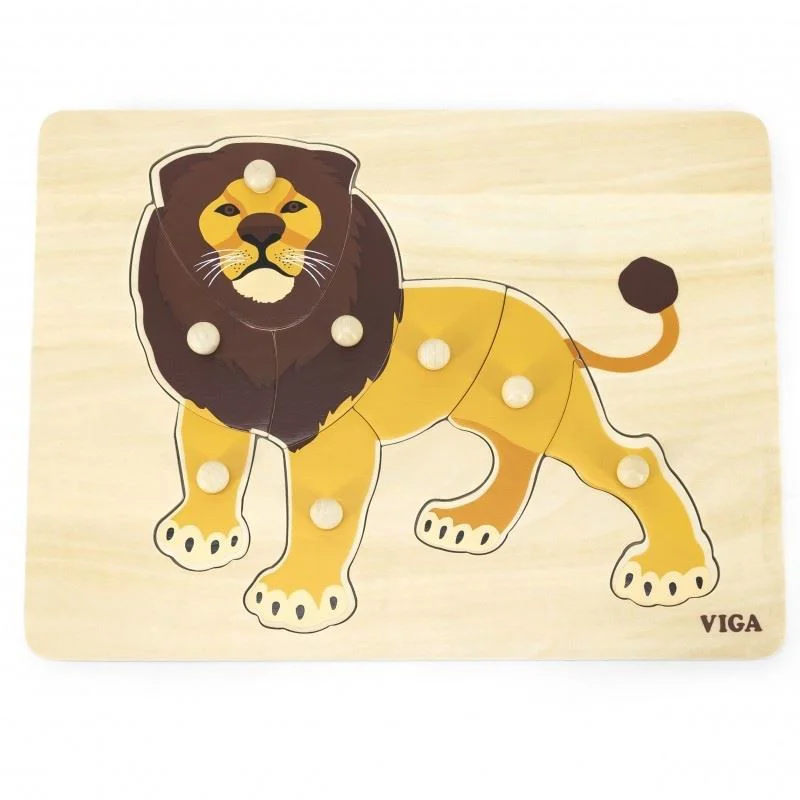 Puzzle Viga Toys Montessori Lion