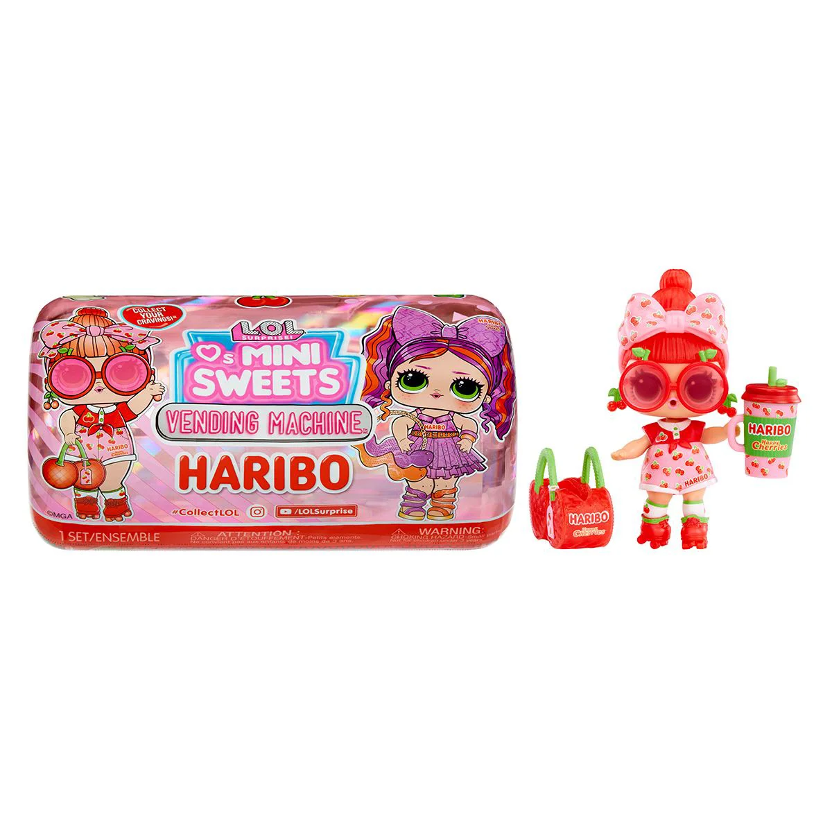Papusa L.O.L. Surprise! Seria Loves Mini Sweets Haribo in capsula
