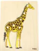 Puzzle din lemn Viga Toys Montessori Girafa
