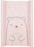 Saltea pentru infasat tare KikkaBoo Bear with me Pink, 70x50 cm