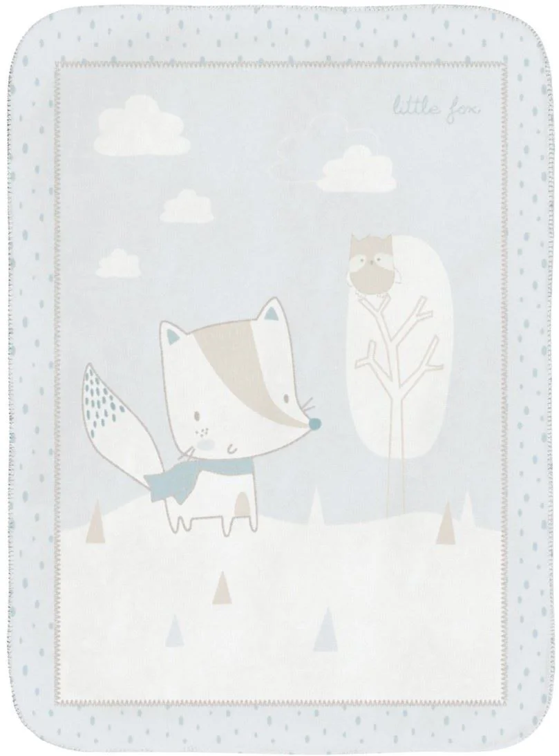 Супермягкое одеяло KikkaBoo Little Fox, 110x140 см