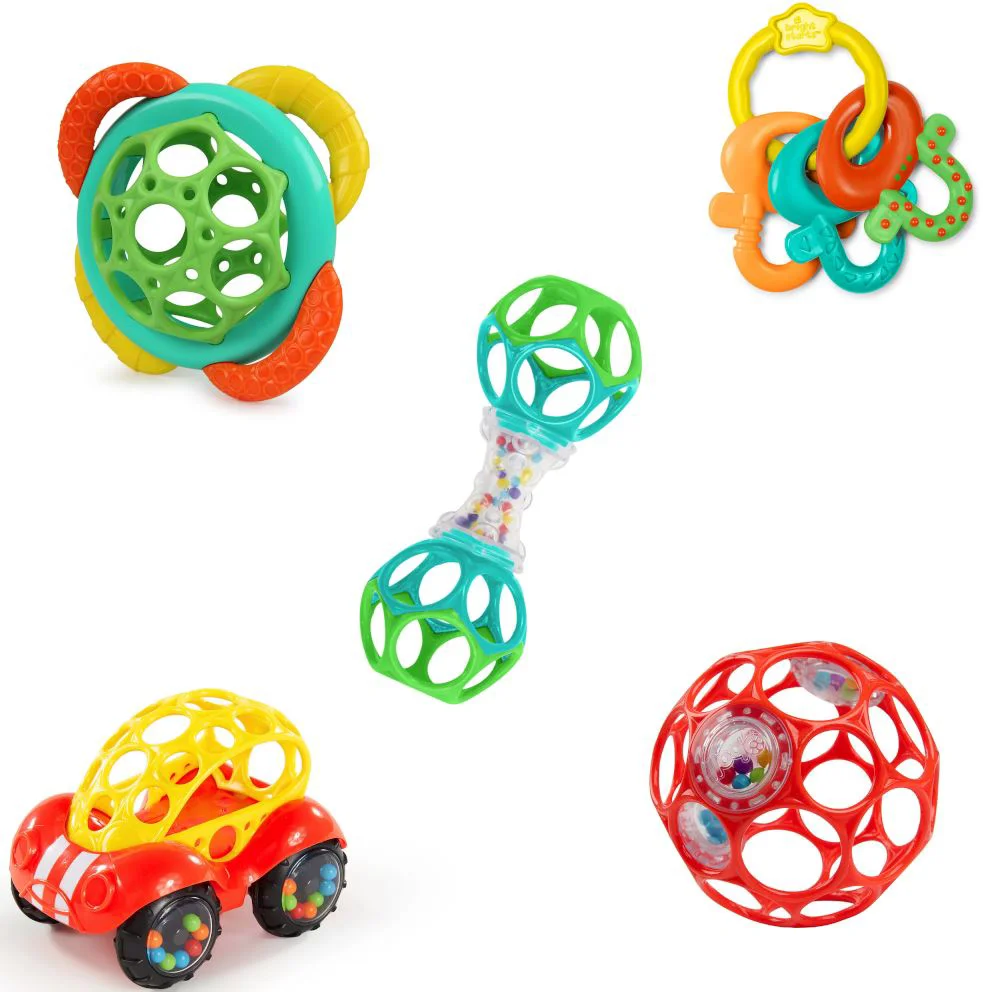 Подарочный набор из 5 игрушек Bright Starts Soothers & Shakers