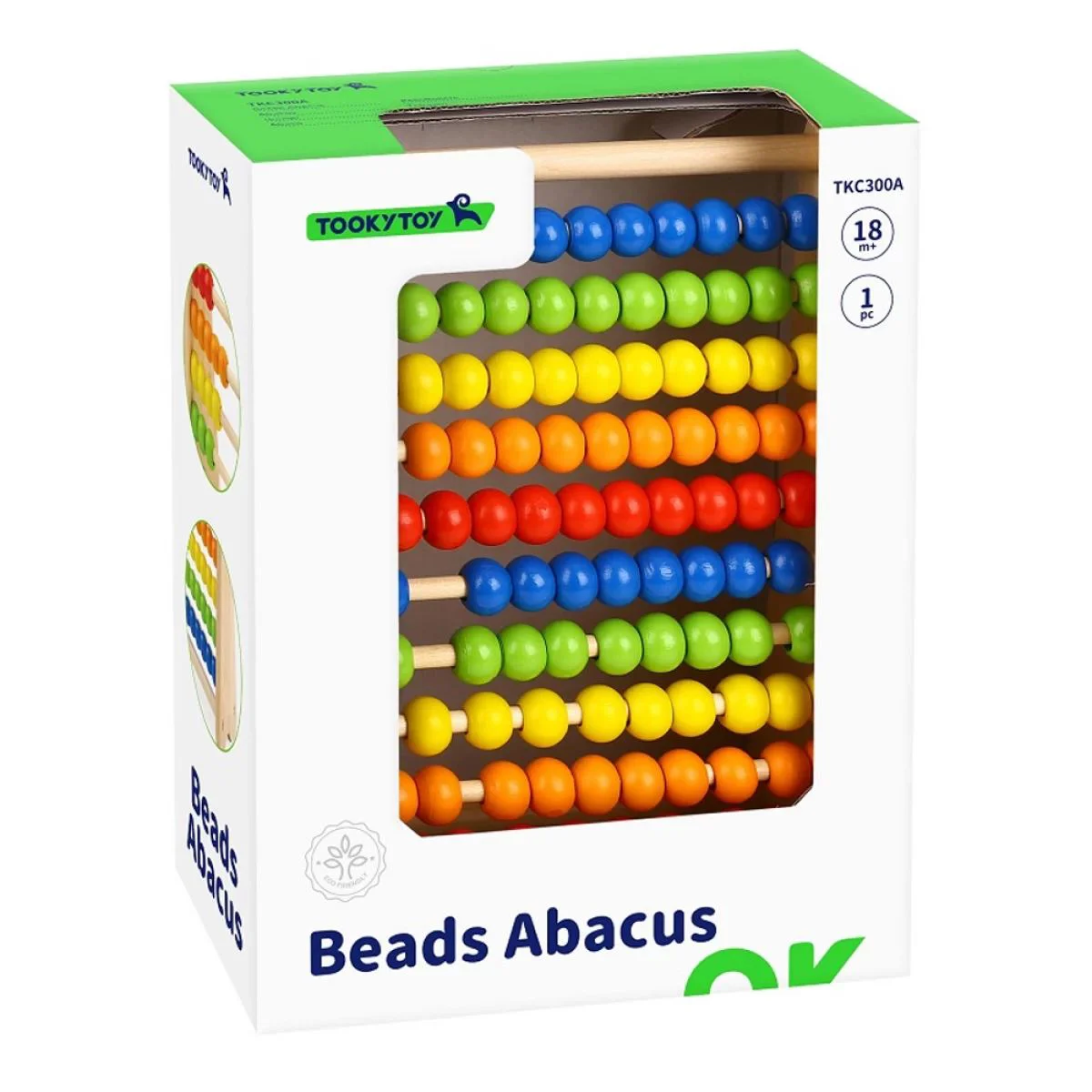 Jucarie din lemn Tooky Toy Abacus