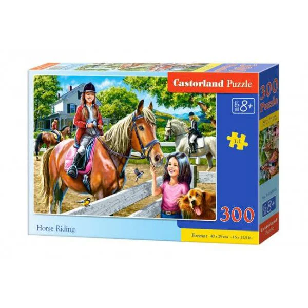 Puzzle Castorland Horse Riding, 300 piese