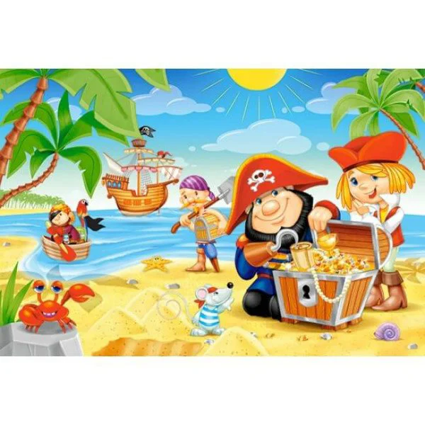 Puzzle Castorland Pirate Treasure, 40 piese