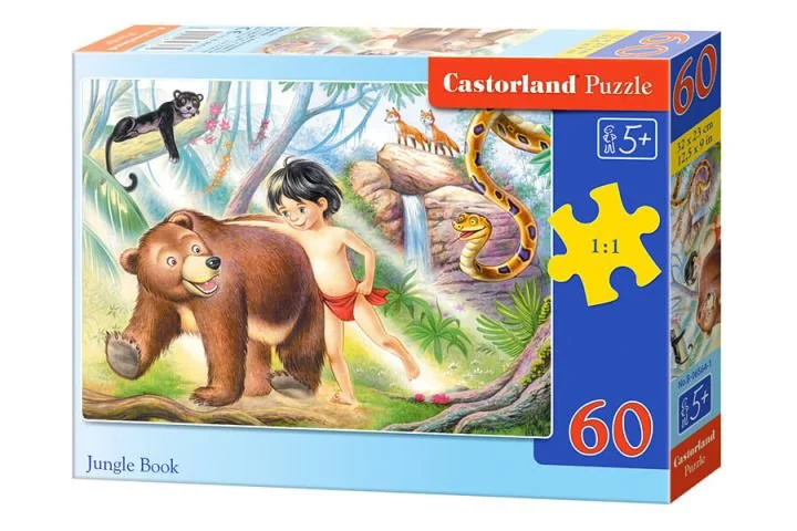 Puzzle Castorland Jungle Book, 60 MIDI piese