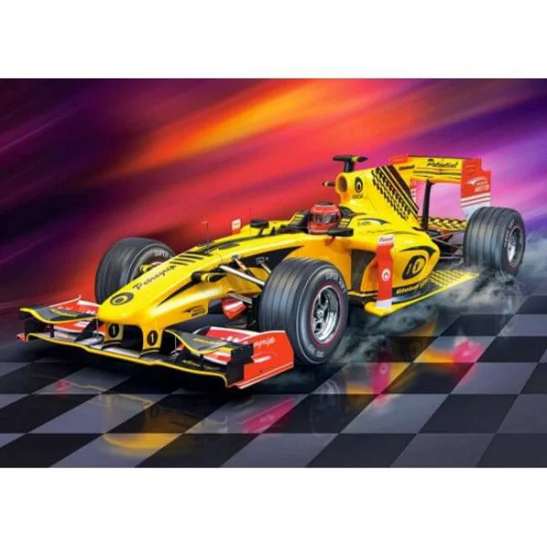 Puzzle Castorland Racing Cars, 2 in 1 (165+300 piese)