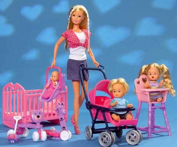 Кукла Simba Штеффи с детьми, 29 см
