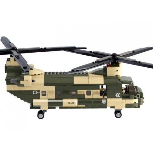 Constructor Sluban Army Transport Helicopter