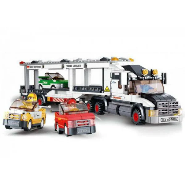 Constructor Sluban City Truck Transporter