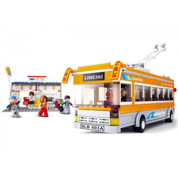 Конструктор Sluban City Trolley Bus