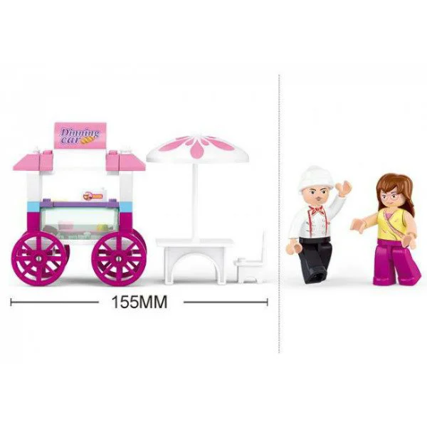 Constructor Sluban Girl's Dream Food Carriage