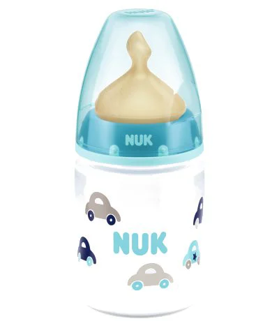 Бутылочка пластиковая NUK First Choice с латексной соской (0-6 мес.), 150 мл