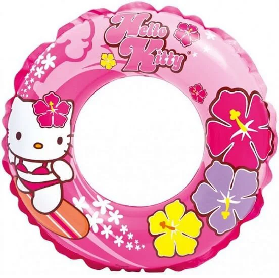 Cerc gonflabil Intex Hello Kitty (3-6 ani), 51 cm
