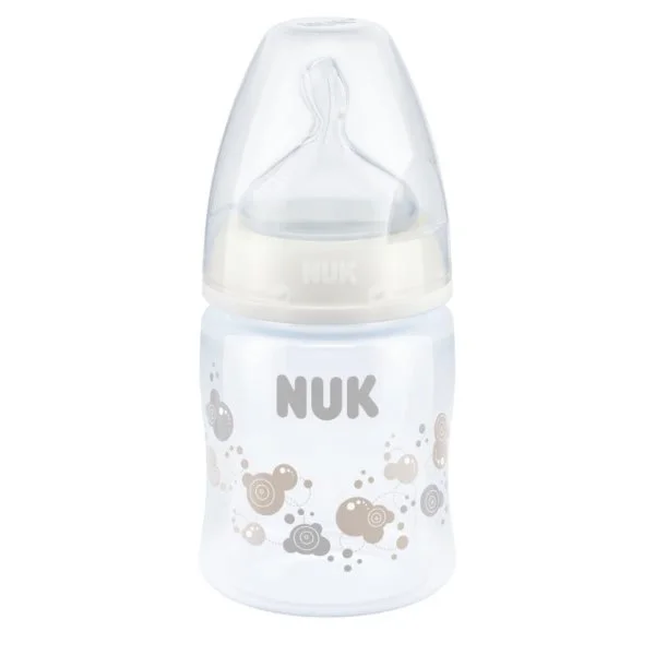 Бутылочка пластиковая NUK First Choice с силиконовой соской (0-6 мес.), 150 мл