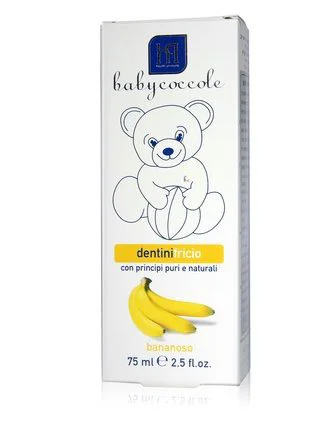Pasta de dinti pentru copii BabyCoccole cu gust de banana (12+ luni), 75 ml
