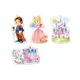 Puzzle Castorland World of Princesses, 4 in 1 (3+4+6+9 piese)