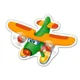 Puzzle Castorland Funny Planes, 4 in 1 (3+4+6+9 piese)