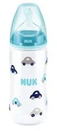 Biberon din plastic NUK First Choice cu tetina din silicon (0-6 luni), 300 ml