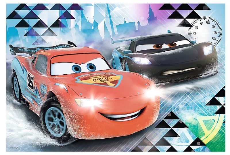 Puzzle Trefl Disney Cars 2 Ice Adventure, 100 piese