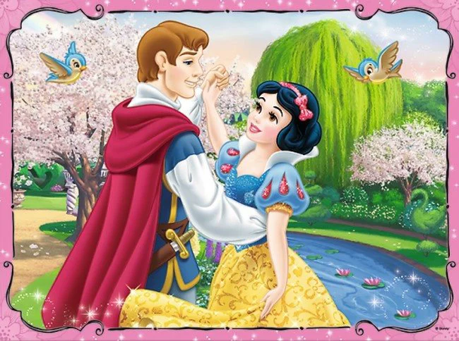 Пазл+memos Trefl Disney Princess &quot;Snow White in love&quot; 2 в 1 (30+48 эл.)
