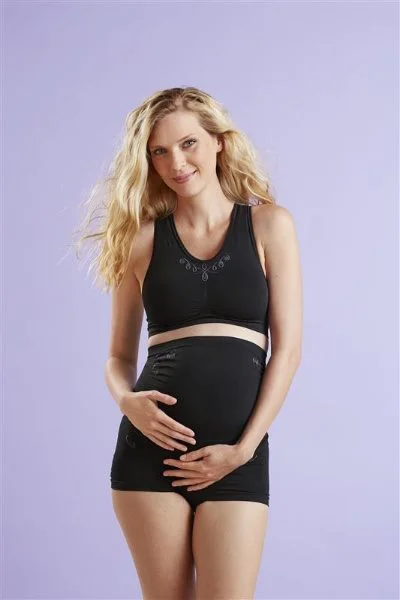 Centura suport Cantaloop Black pentru perioada prenatala, marimea L