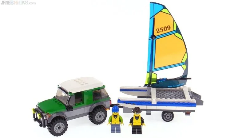 LEGO City - Внедорожник с прицепом для катамарана