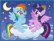 Puzzle+memos Trefl Hasbro My little Pony &quot;Friendship is magic&quot;, 2 in 1 (30+48 piese)