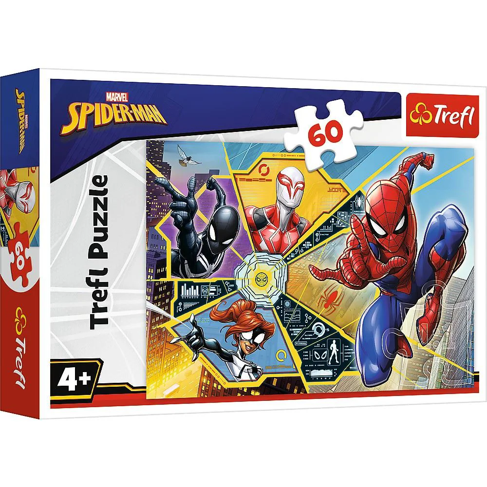 Puzzle Trefl Spiderman, Panza de paianjen, 60 piese