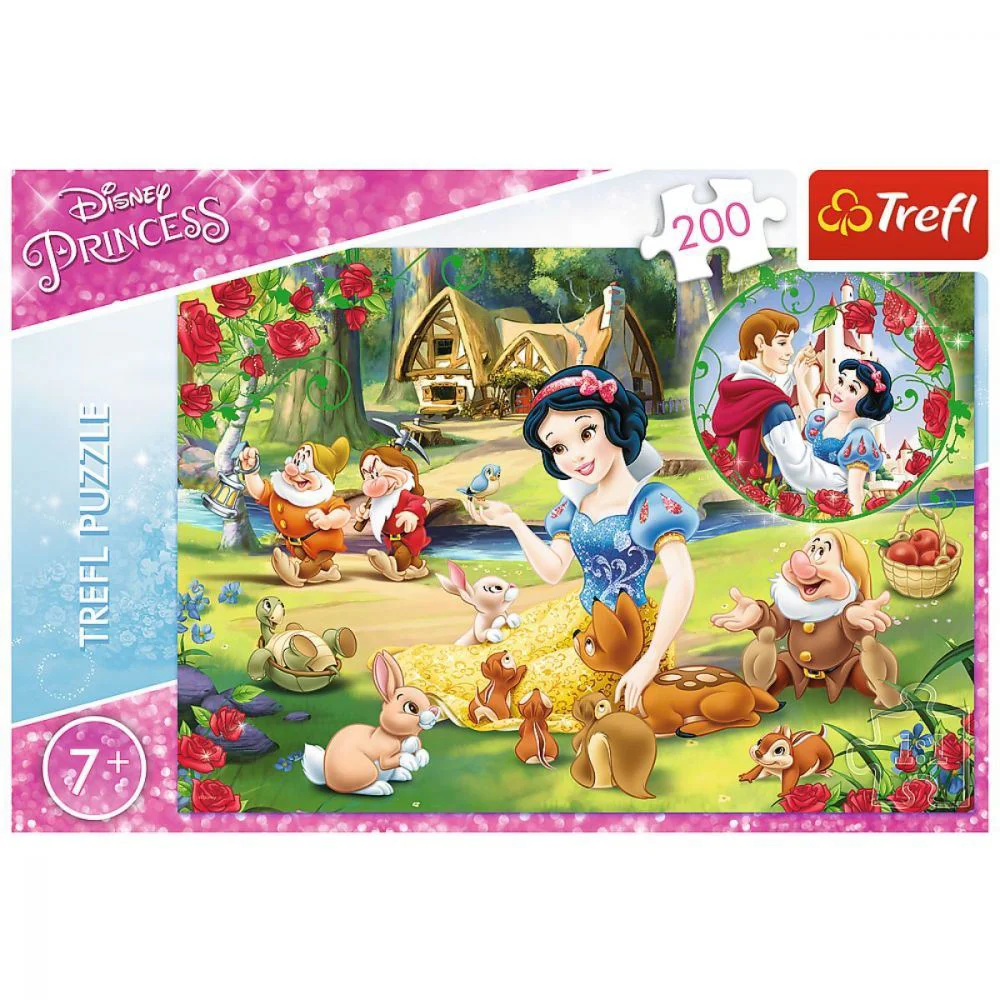 Puzzle Trefl Printesele Disney, Visul iubirii, 200 piese