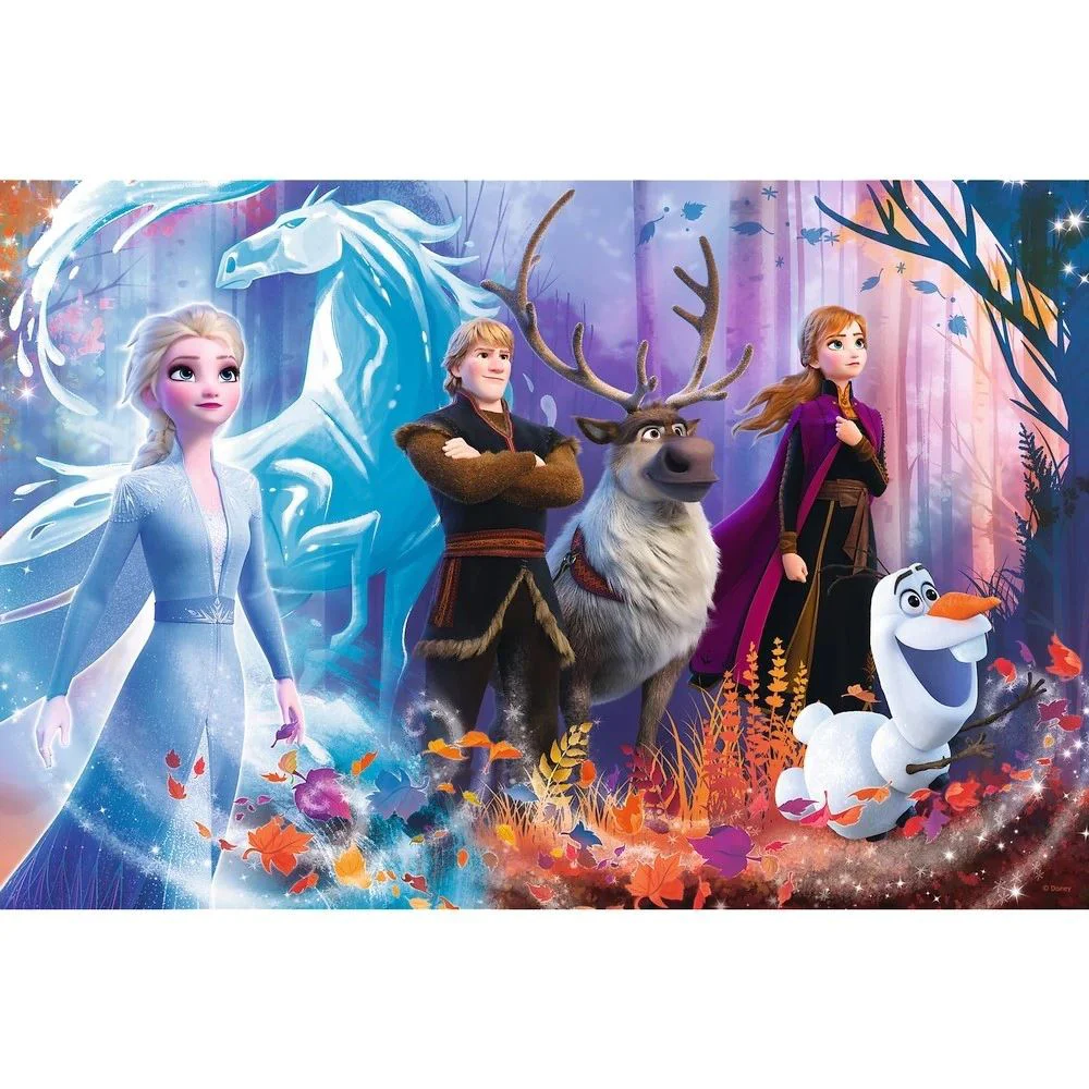 Puzzle Trefl Disney Frozen 2, Lumea magica, 100 piese