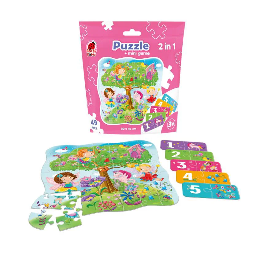 Puzzle Roter Kafer 2 in 1 Zanele, 49 piese