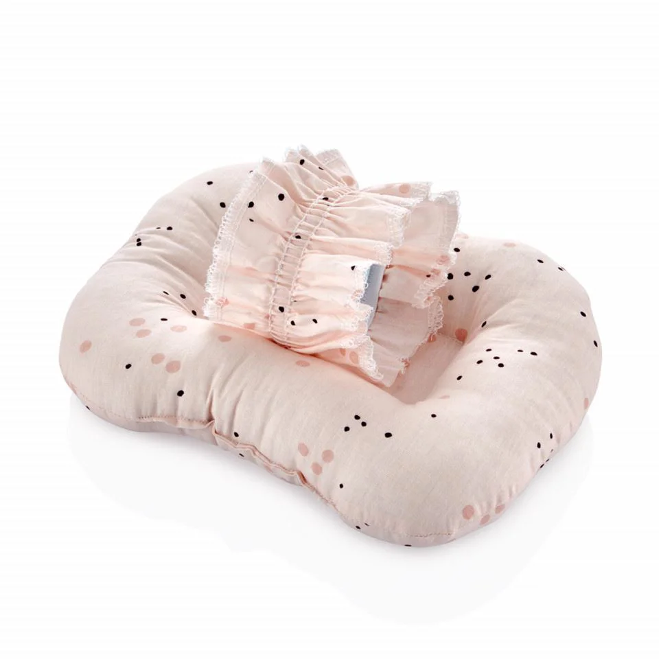 Подушка для кормления в горошек BabyJem Pink