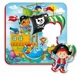 Puzzle magnetic Vladi Toys Pirati, Roter Kafer, 16 piese