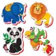 Puzzle magnetic Baby Roter Kafer Zoo, 12 piese