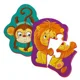 Puzzle magnetic Vladi Toys Baby Leul si Maimuta