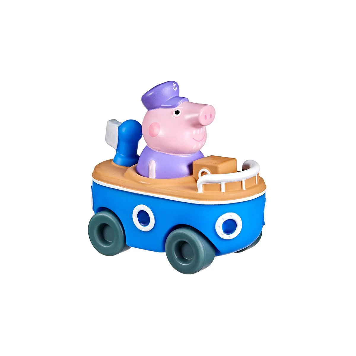 Figurina Peppa Pig Bunicul Peppei pe barca