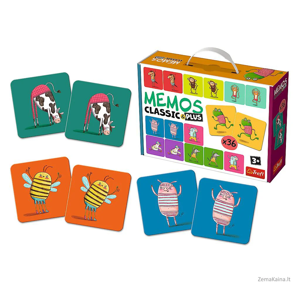 Обучающая игра Trefl Memos classic, Move and play