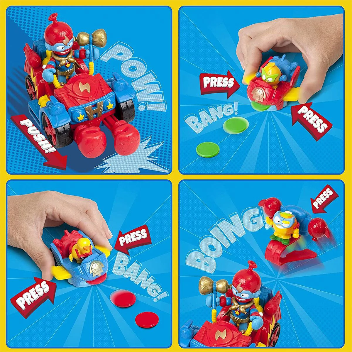 Set de joaca cu figurine SuperThings Vehicul Ballon boxer