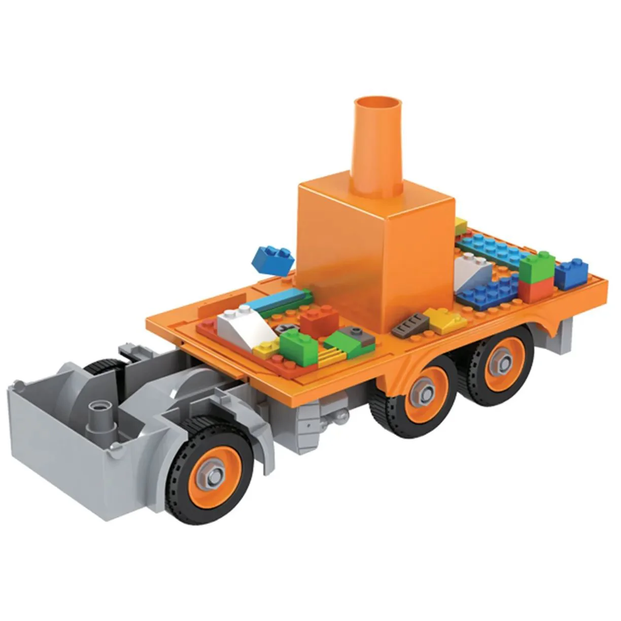 Constructor Funky Toys Masina de gunoi (lumini si sunet)