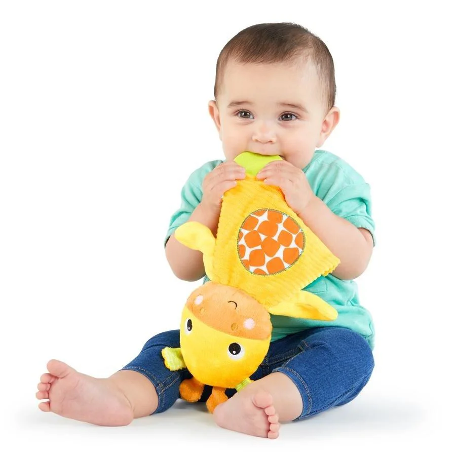 Jucarie pentru dentitie din plus pentru bebelusi Bright Starts Girafa