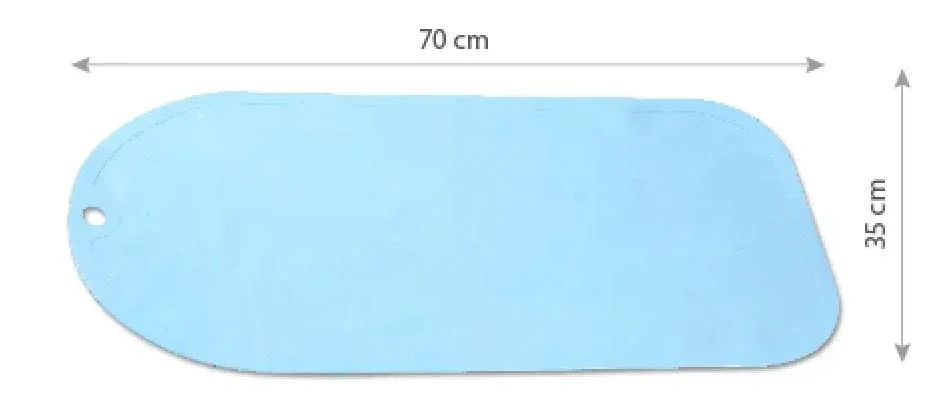 Антискользящий коврик для ванны BabyOno 70 x 35 см, Синий