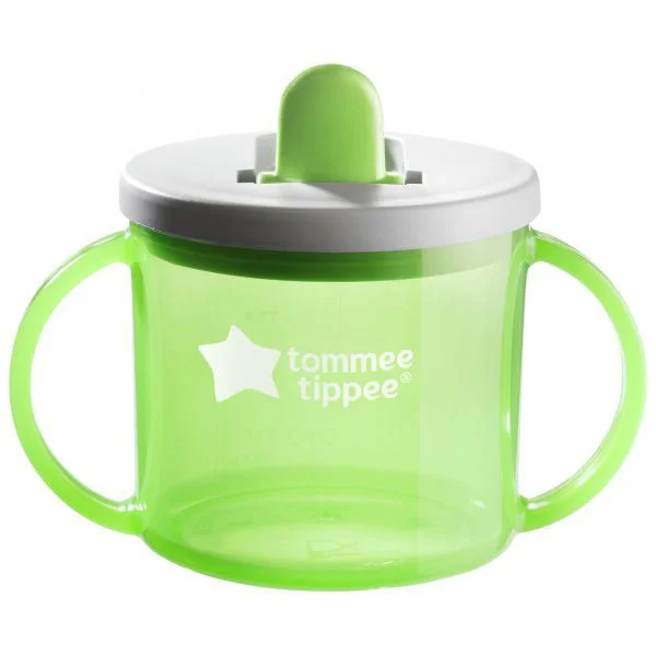 Cana gradata Tommee Tippee Basics First Cup Verde