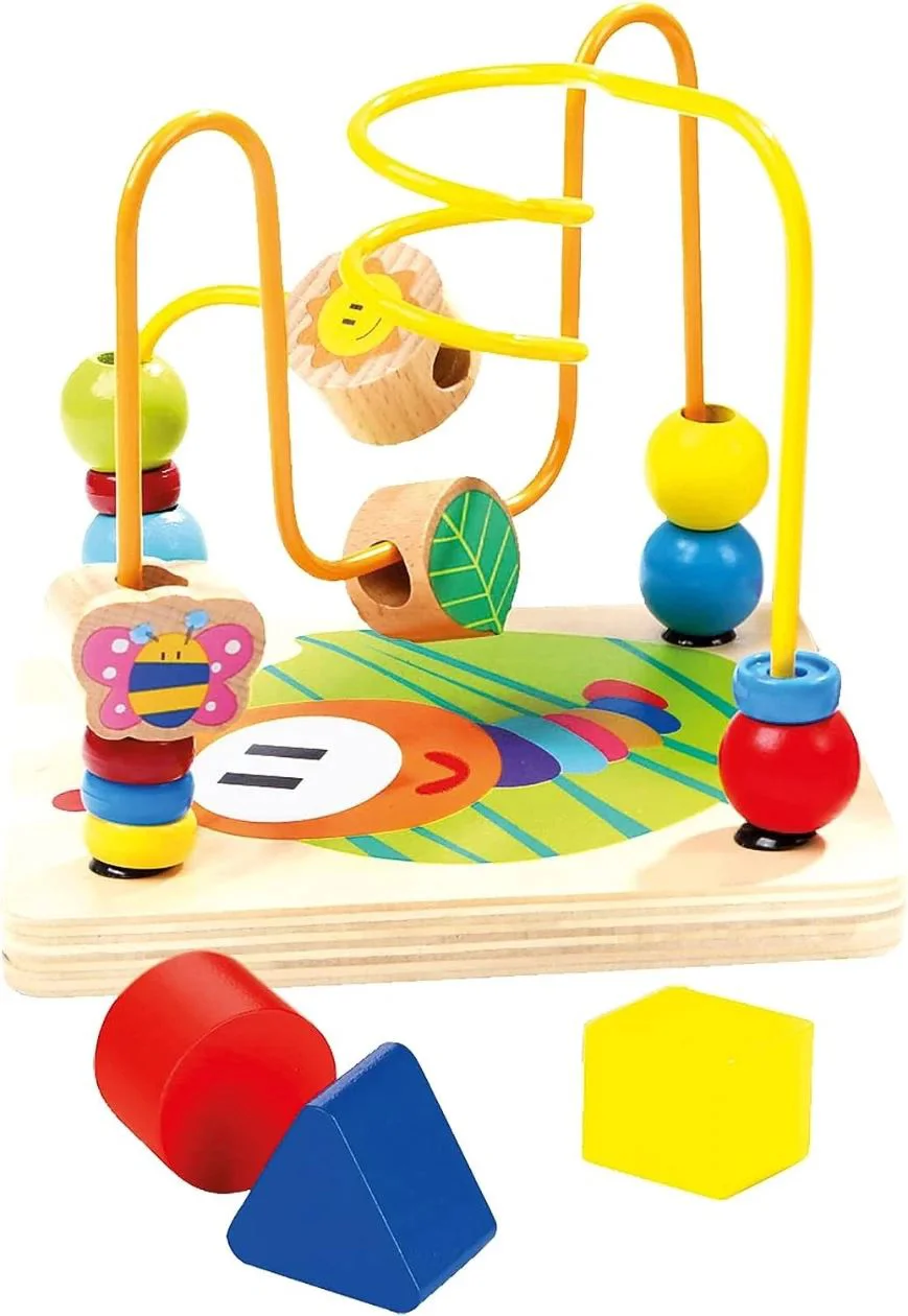 Деревянная игрушка Bino Многофункциональный куб с активностями