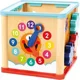 Деревянная игрушка Bino Многофункциональный куб с активностями
