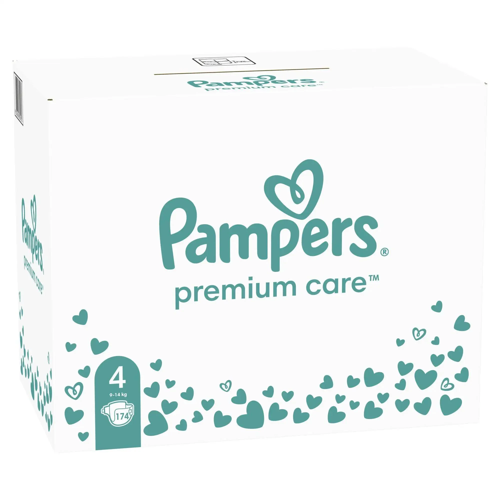 Подгузники Pampers Premium Care 4 XXL Box (9-14 кг), 174 шт.