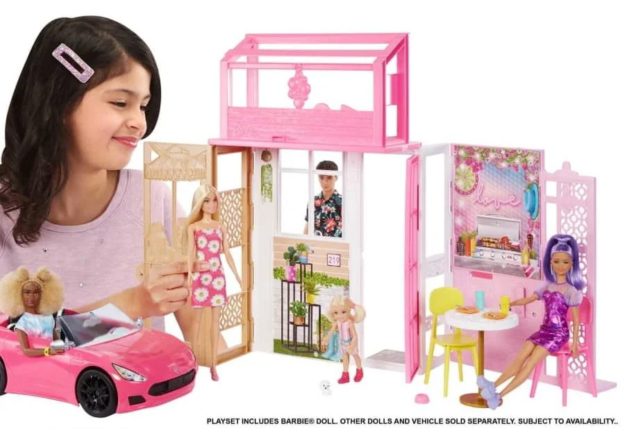 Кукла Barbie с домом