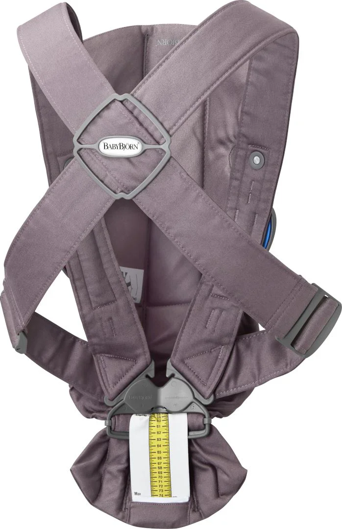 Анатомический мультифункциональный рюкзак-кенгуру BabyBjorn Mini Dark Purple, хлопок